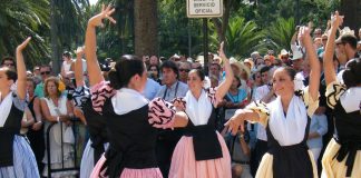 Las Malagueñas, baile tradicional