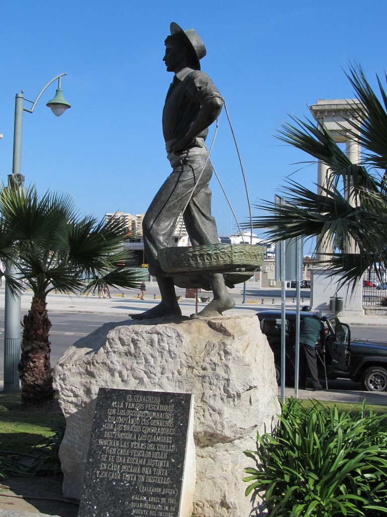 La statue du Cenachero de Málaga