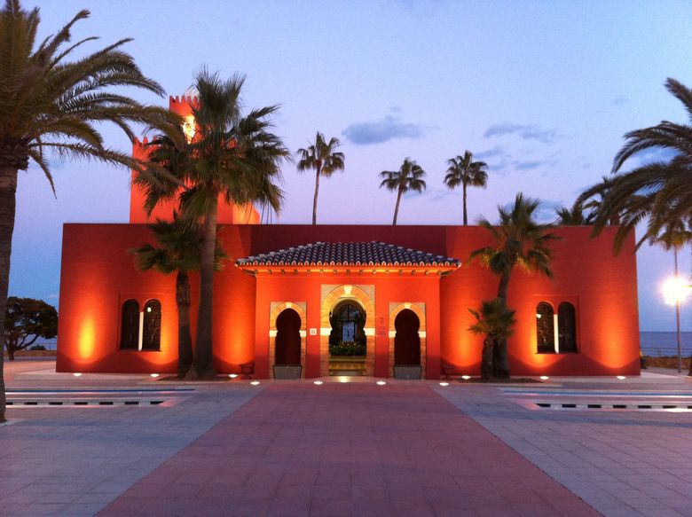 Castillo del Bil-Bil de noche