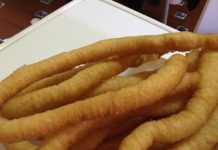 Churros aus Málaga: Tejeringos