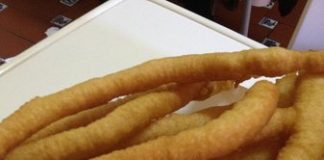 Churros malagueños: Tejeringos