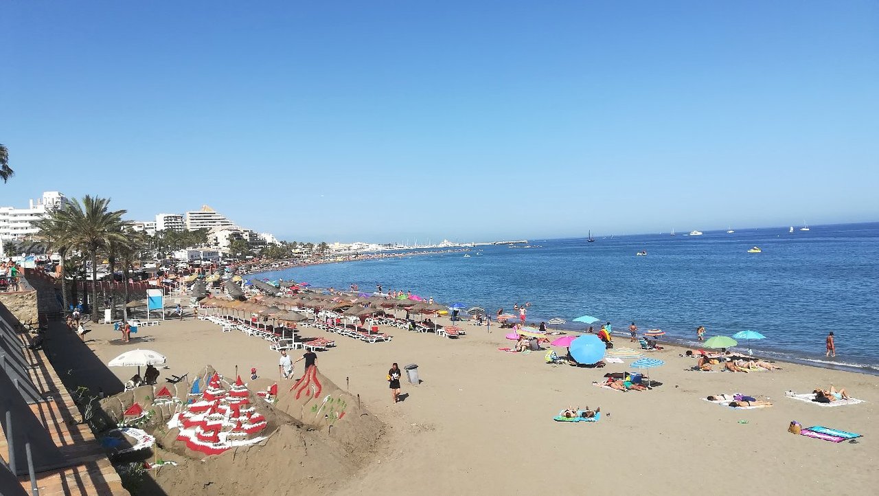 Playa Santa Ana en Benalmádena, Málaga