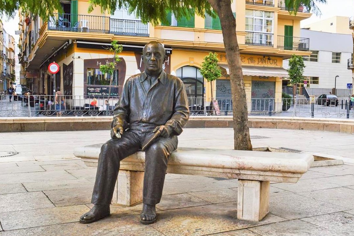 Monumento a Pablo Picasso en Málaga