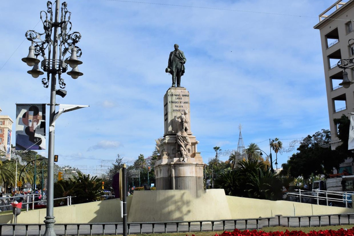 Monumento al Marqués de Larios en Málaga