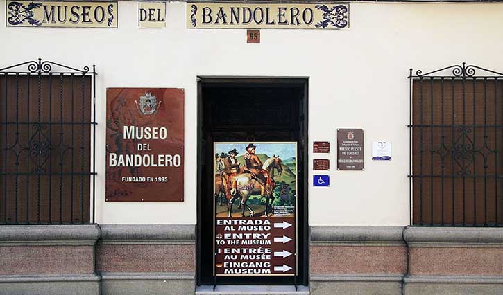 Fachada exterior Museo del Bandolero, Ronda